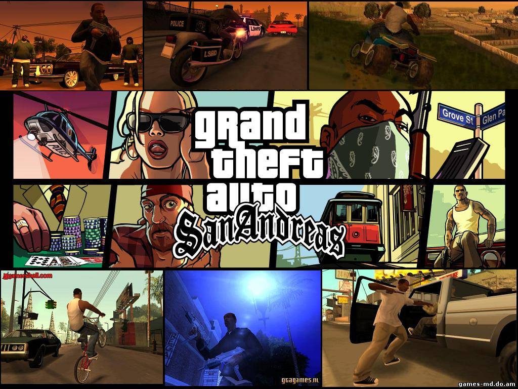 GRAND THEFT AUTO (GTA): SAN ANDREAS V2REAL (2009) PC