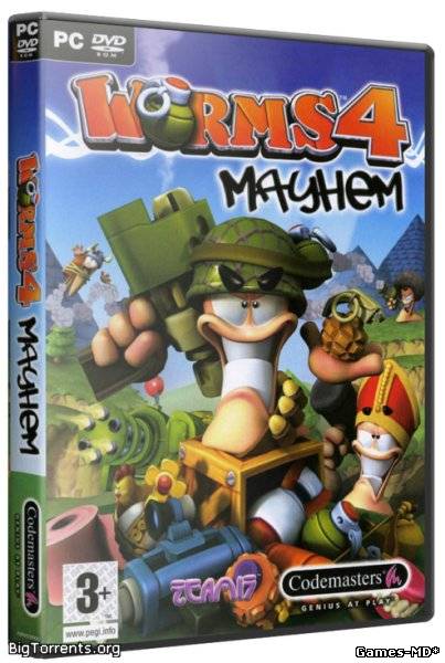 Worms 4: Mayhem (2005/PC/Русский) | Лицензия